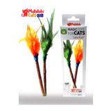 Matatabi Cats Tüylü Çubuk Doğal Çiğneme Çubuğu, Tüylü Kedi Oyuncağı 2'li (Kedi Otu/nanesi Değildir)