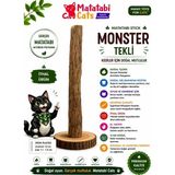 Matatabi Stıck Monster Doğal Kedi Çiğneme Çubuğu, Kedi Oyuncağı 12 cm (Kedi Otu/nanesi Değildir)