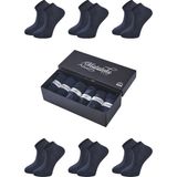 Matateks Bambu Erkek Patik Düz Çorap 200 Iğne Dikişsiz Premium 6’lı Kutulu - 166-Lacivert - 41 - 44