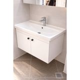 MatBeyaZ Banyo lavabo altı dolap SADECE BANYO DOLABI 80cm lavabolara uygundur %100MDF Üründür LAVABO HARİÇTİR