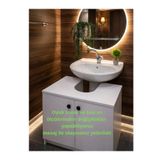 MatBeyaZ Lavabo altı dolap banyo dolabı %100 Mdf malzemeli