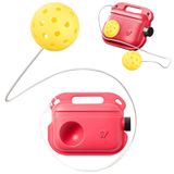 Match Buddy Pickleball Antrenörü, Pickleball Tenis Antrenörü, Pickleball Kürek Eğitim Aracı İp ile Rebound Topu, Solo Antrenman ve Performans Geliştirme için Taşınabilir Pickleball Match Buddy