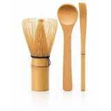 Matcha Çayı Hazırlama Bambu 3'Lü Set - Geleneksel Japon Çay Seremoni Seti