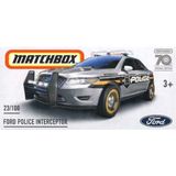 Matchbox Ford Polıce Interceptor Car 70 Years Metal Tekli Araçlar Polis Arabası 1:64 Ölçek