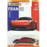Matchbox HBL02 HFH68 Tesla Roadster Best Of France Series