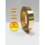 Matchcaps Screw Cover Dekoratif Şerit Bant Pvc 20MM - Altın