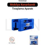 Matchcaps Screw Cover Mobilya Kenar Bandı Tıraşlama Aparatı Pvc Fazlalık Alma Temizleme Profesyonel (Trimmer) - Renk - Mavi