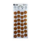 MATCHCAPS SCREW COVER Yapışkanlı Sandalye Koltuk Mobilya Ayak Keçesi 1 Paket Zemin Koruyucu (2,4CM)