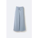 Matchy Matchy Kadın Wide Flare Blue Sweatpant