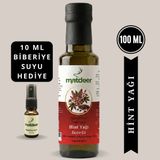 Matdeer 100 ml Hekzansız Hint Yağı - %100 Saf Kaş Kirpik ve Saç Bakım Yağı - Soğuk Sıkım - Altın