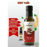 MATDEER 100 ml Hekzansız Hint Yağı - %100 Saf Kaş Kirpik ve Saç Bakım Yağı - Soğuk Sıkım