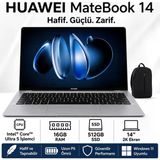 Matebook 14 Oled Ekranlı Taşınabilir Laptop, Core Ultra 5 125H Işlemci, 16Gb Ram, 512Gb Ssd, Freedos, Ince Metal Kasa, Hızlı Ssd Günlük Bilgisayar, Hafif Tasarımlı Taşınabilir Bilgisayar
