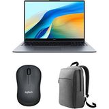 Matebook D16 2024 Intel Core I5 12450H 8gb 512GB SSD Freedos 16" IPS Bilgisayar + Mouse + Çanta - 512 GB - 8 GB