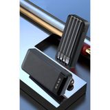 MATECHNO 20.000 Mah Çoklu Kablolu Dijital Gösterge Powerbank Şarj Aleti 1x Usb Çıkışlı Güç Bankası
