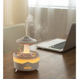 Matechno 350 ml Hava Nemlendirici Buhar Makinesi Aroma Difüzörü Ufo Yağmur Efekt Kumandalı Nemlendirici - Beyaz
