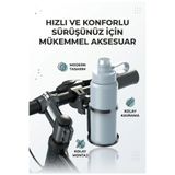 MATECHNO Ayarlanabilir Gidon Bağlantılı İçecek Tutucu | Motosiklet & Bisiklet Termos, Bardak, Matara Uyumlu