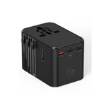 MATECHNO Evrensel EU US AU UK Priz Fiş Çevirici Dönüştürücü Seyahat Adaptörü 2x USB 3x Type-C Port Çıkışı