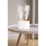 Matechno H2O Humidifier 800 ml Ultrasonik Hava Nemlendirici, Çift Püskürtme, Aroma Difüzörü, Beyaz