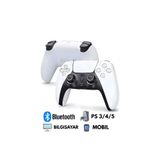 Matechno Kablosuz Oyun Kolu, Bluetooth, PS 3/4/5 ve PC Uyumlu, Beyaz