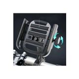 MATECHNO Metal Gidon Bağlantılı Motorsiklet Bisiklet Scooter Telefon Tutucu Navigasyon Tutacağı