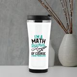 Matematik Öğretmenine Hediye Esprili Termos Mug