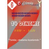 Matematik Tyt-Ayt 14 Adet Deneme(7 Tyt , 7 Ayt) Gerçek Sınav Benzeri