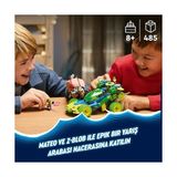 Mateo ve Z-Blob Aksiyon Yarış Arabası 71491-8 Yaş ve Üzeri Kız ve Erkek Çocukları Için Yaratıcı Oyuncak Araç Yapım Seti, Doğum Günü Hediyesi (485 Parça) - Option-1