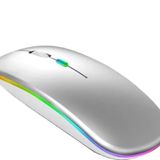 Matepad Pro 12.2" Tablet İçin RGB LED Işıklı Bluetooth+2.4Ghz Kablosuz Sessiz Şarjlı Mouse