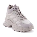Mater Ayakkabı Guja Ithal Paraşüt Kumaş Fashion Sneaker 23K338 - Açık Gri - Açık Bej