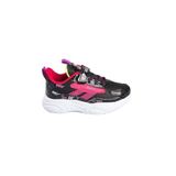 Mater Ayakkabı Unisex Yazlık Çocuk Spor Ayakkabı Sneakers V085 085, Siyah-Fuşya, 34