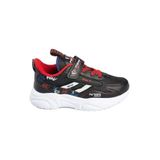 Mater Ayakkabı Unisex Yazlık Çocuk Spor Ayakkabı Sneakers V085 085, Siyah-Kırmızı, 33