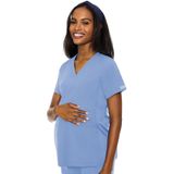 MATERNITY MC8459-MC8727 Hamile Kadın Cerrahi Takım (Med Couture Ürünlerinden Oluşturulmuş Set) (Açık Mavi, 2XL)