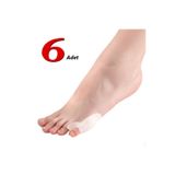 MatesStore 6 Adet Silikon Makara Ayak Serçe Parmak Yüzük Bunyon Makaralı