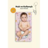 Matgo Baby Kuğulu Bebek Alt Açma Matı Minderi Yıkanır Sıvı Geçirmez Bakım Pad Örtüsü 35x65cm 2 Adet