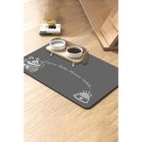 MAtGo Pati Evcil Hayvan Beslenme Matı Çizgi Patili Su Geçirmez Kaymaz Kedi Köpek Mama Paspası (19MMD240126)