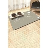 MatGo Pati Food Water Krem Evcil Hayvan Beslenme Matı Kaymaz Sıvı Geçirmez Kedi Köpek Mama Paspası 50x70cm