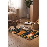 MAtGo Pati Kedi Köpek Beslenme Matı 50x70cm Su Geçirmez Kaymaz Mama Kabı Altlığı Paspası (19MMD260608)