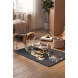 MAtGo Pati Kedi Köpek Beslenme Matı 50x70cm Su Geçirmez Kaymaz Mama Kabı Altlığı Paspası (19MMD260613)