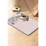 MAtGo Pati Kedi Köpek Beslenme Matı 50x70cm Su Geçirmez Kaymaz Mama Kabı Altlığı Paspası (19MMD260616)