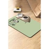 MAtGo Pati Kedi Köpek Beslenme Matı 50x70cm Su Geçirmez Kaymaz Mama Kabı Altlığı Paspası (19MMD260617)