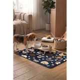 Matgo Pati Kedi Köpek Beslenme Matı 50X70cm Yumaklı Köpek Su Geçirmez Mama Kabı Altlığı Paspası