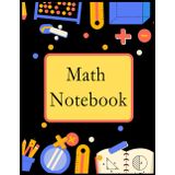 Math Graph Notebook – 5x5 Quad Ruled – 8 x 5 in – 80 Pages + Basic Geometry Formulas: Perfect for Elementary and Middle School | Large Grid Ruled | Ideal for the School Year