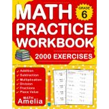 Math Workbook For Grade 6 With Addition, Subtraction, Multiplication, Division, Fractions, Place Value With Answers: Math Practice Workbook For kids ... Exercises | Math Worksheets For 6th Grade