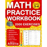 Math Workbook For Grades 3-4 With Addition, Subtraction, Multiplication, Division, Fractions, Place Value With Answers: Daily Math Practice Workbook ... Exercises | Math Worksheets For Grades 3-4