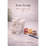 matheon Boyanabilir Sevimli Sincap Biblo | DIY Boyama Kiti | Çocuk Hobi Seti | Dekoratif Hayvan Figür
