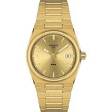 Mathey-Tissot Tissot Prx T137.210.33.021.00 Kadın Kol Saati - Sarı