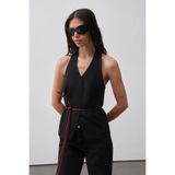 mathilda store Kadın Siyah Private Edition Valen Yelek