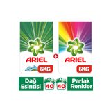 Matik Toz Deterjan Dağ Esintisi 6 Kg + Parlak Renkler 6 Kg