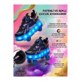 Matilla Işıklı Patenli Şarjlı Rahat kız erkek Çocuk Spor Ayakkabı