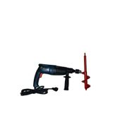 Matkap Uç Toprak Burgu Bodur Kısa Ağaç Dikme Makinesi 32x10 Cm Kırmızı